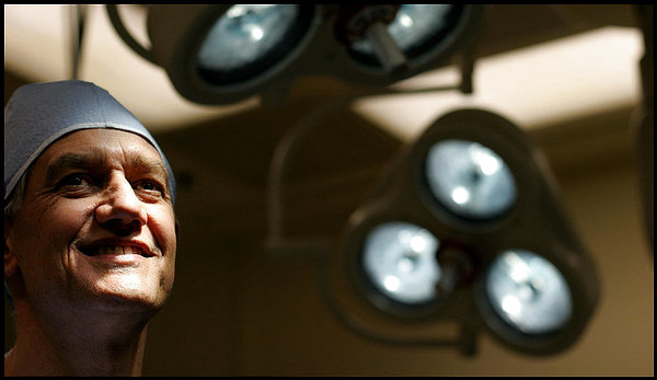 Dr Jonas in the operating room at Children’s National Hospital, Washington DC.